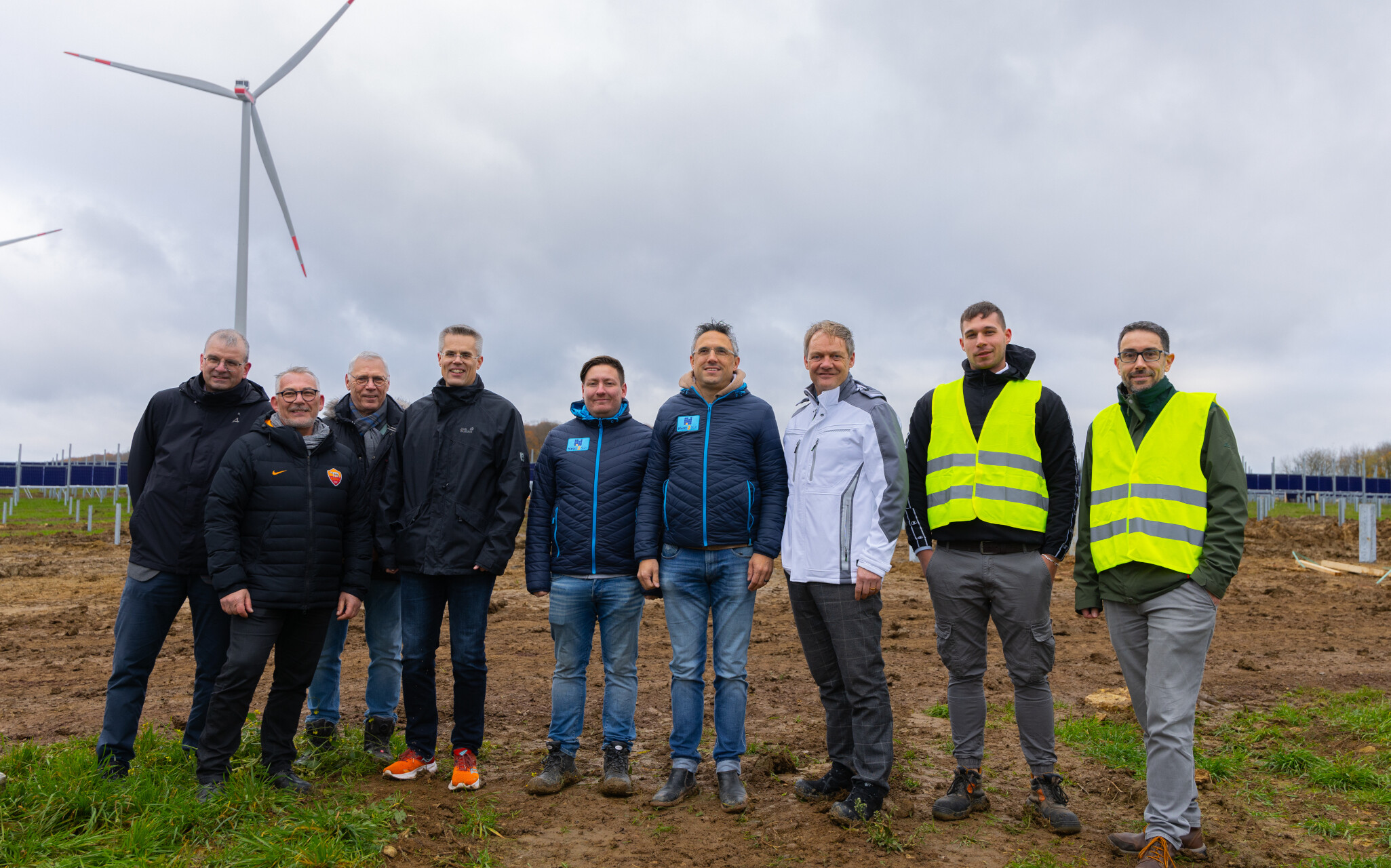 Ortsbegehung Solarpark Merchingen/Brotdorf